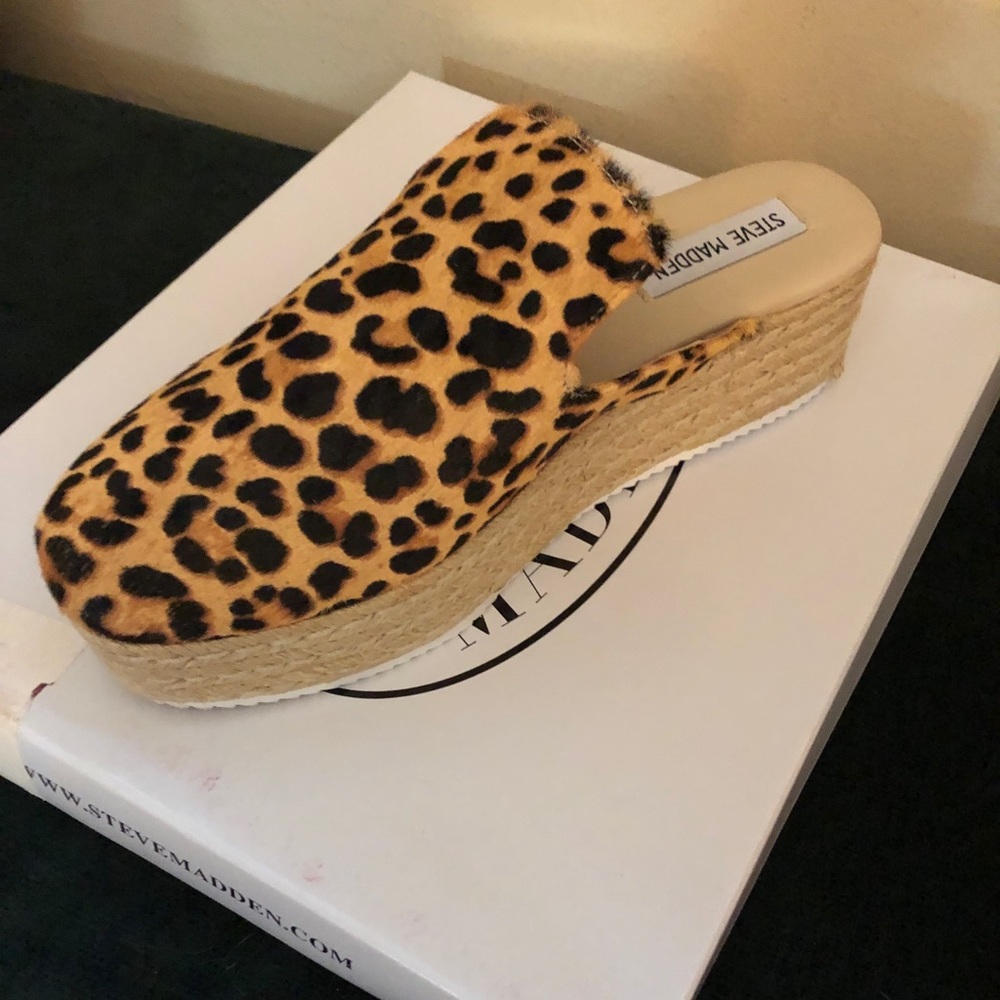 Steve Madden Leopard Print Espadrilles - image 1